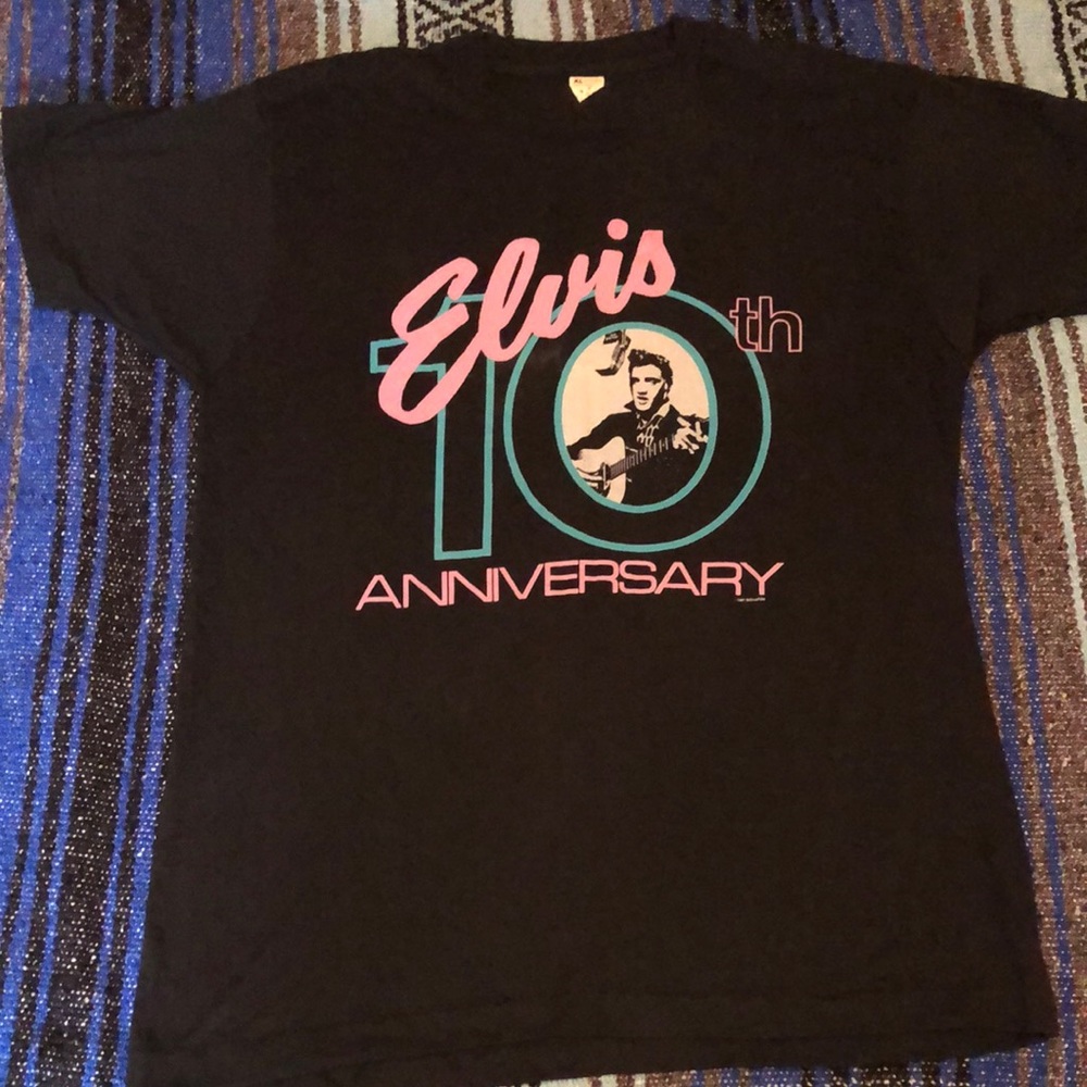 Vintage 80s Elvis Tee Shirt